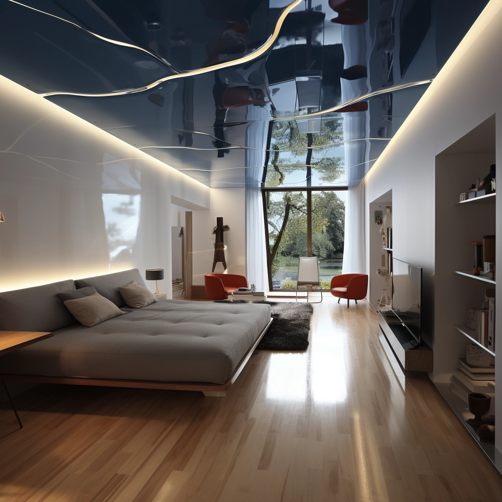 Парящий потолок глянец