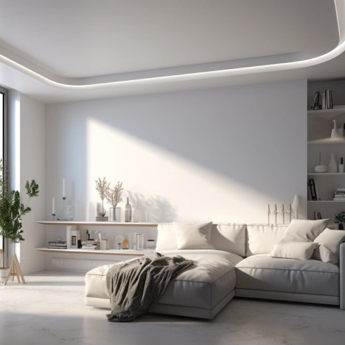 Белый матовый потолок