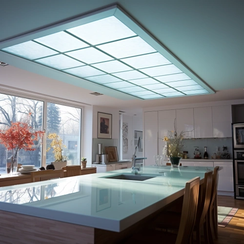 Матовый потолок акриловый