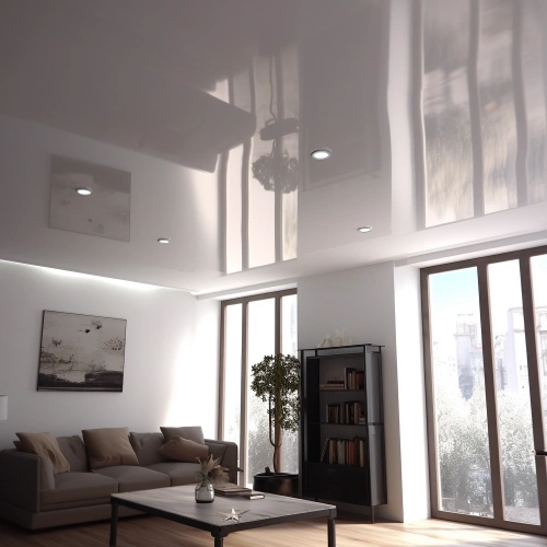 Матовый потолок глянец